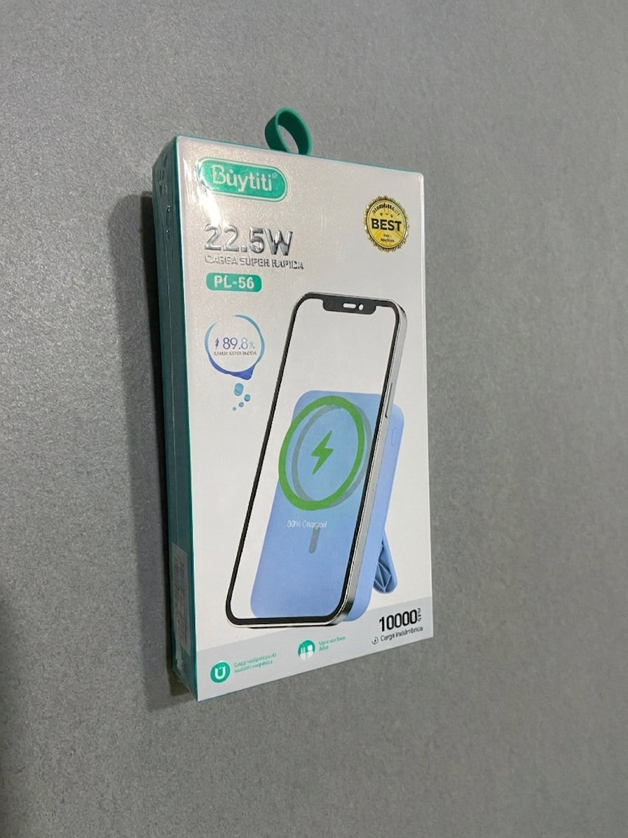 Power Bank Magnético Buytiti PL-56 | 10,000 mAh | Carga Súper Rápida 22.5W