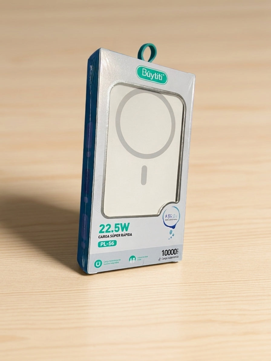 Power Bank Magnético Buytiti PL-56 | 10,000 mAh | Carga Súper Rápida 22.5W